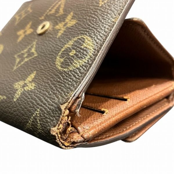 Louis Vuitton Monogram Portefeuille Elise M61654 Trifold Wallet For Women