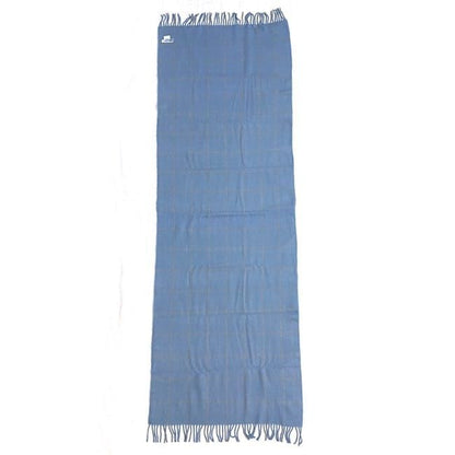 Loewe Scarf Ec21134 Light Blue Check Cleaned
