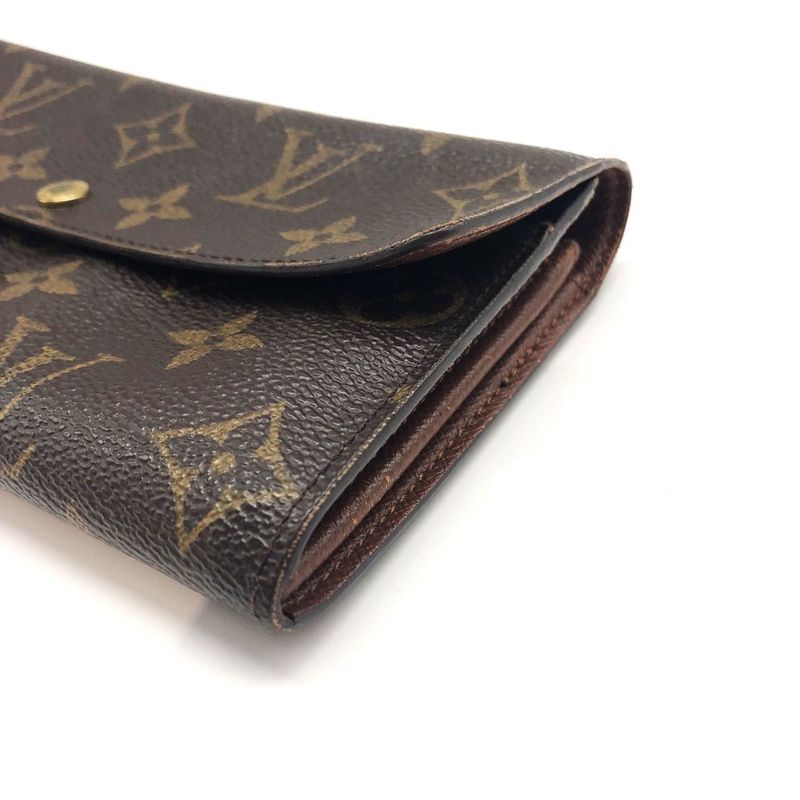 Louis Vuitton M61725 Porte Monet Cles Di Long Wallet Preowned 005888