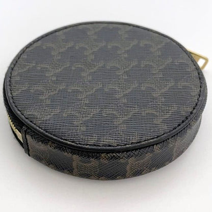 Celine Coin Case Black Triomphe 10d22bq3.38no Excellent Condition