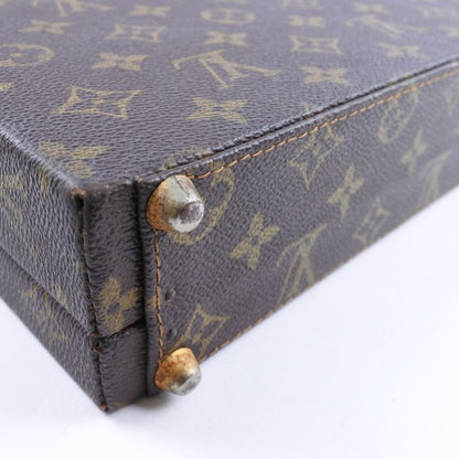 Louis Vuitton Attache Case Monogram Canvas Brown 861 Men's Business Bag