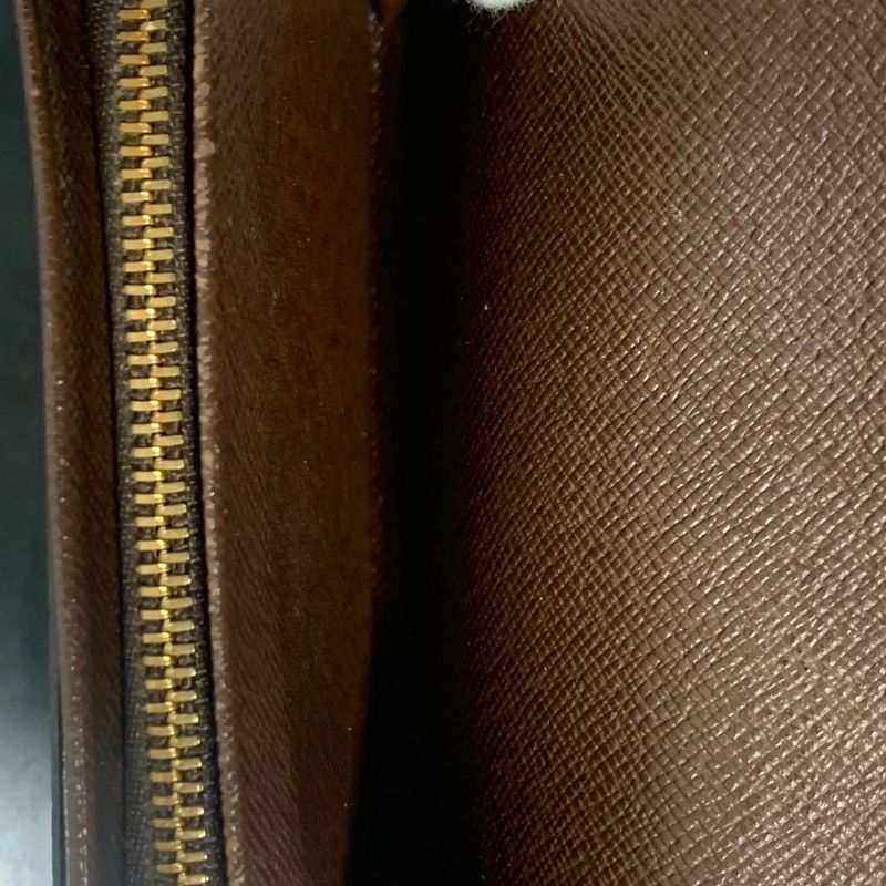 2746 Louis Vuitton Damier Portefeuille Trésor N61736 Ebène Preowned