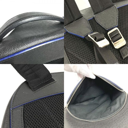 Louis Vuitton Backpack Sac Anton M32734 Taiga Leather Ardoise Black