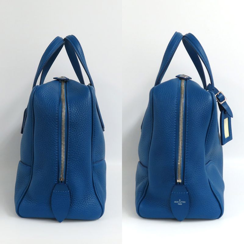 Louis Vuitton Dora Soft MM M50472 Shoulder Bag 2WAY Blue Silver-hardwar