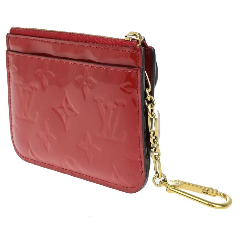 Louis Vuitton Coin Case Pochette Cles Vernis Red M93559 66ec583