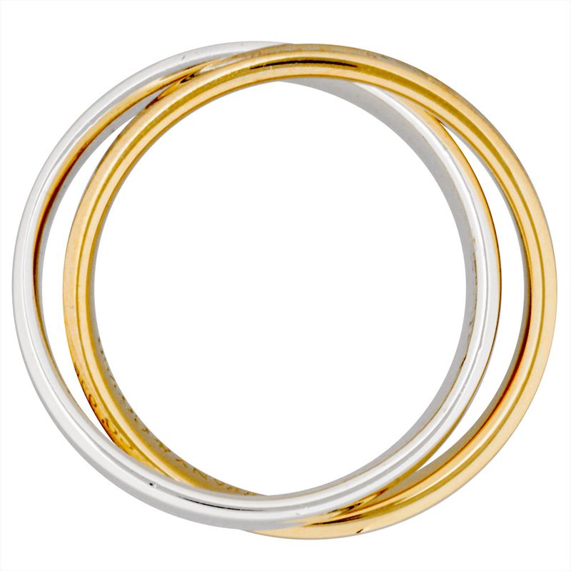 Tiffany & Co Tiffany & Co Interlocking Circle 1837 Ring Approx 11 18K Yellow