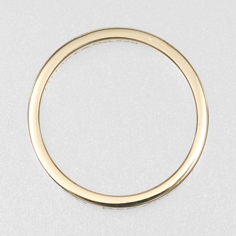 Tiffany & Co Notes 18K Yellow Gold Size 7.5 Ladies' 2.67g Ring