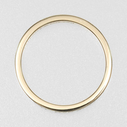 Tiffany & Co Notes 18K Yellow Gold Size 7.5 Ladies' 2.67g Ring