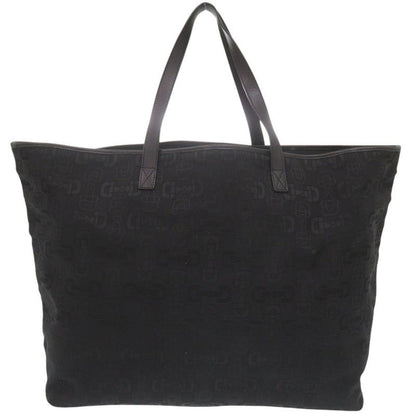 Gucci Horsebit Pattern 238695 Canvas/leather Black Tote Bag Black 0892 Gucci