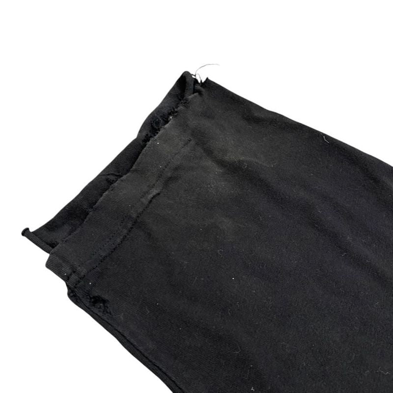 Balenciaga Long Sleeve Long T-Shirt Damaged Logo 681046 5 Size Black Orange