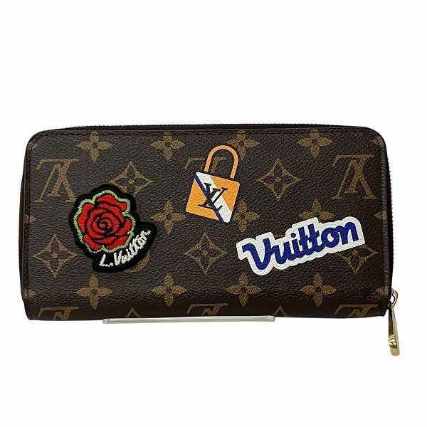 Louis Vuitton Monogram Patches Zippy Wallet M63392 Long Wallet Women