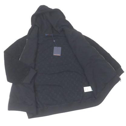 Louis Vuitton 2023 Hpy41w Monogram Pile Zip Hoodie Black 5l/rare Size With Box