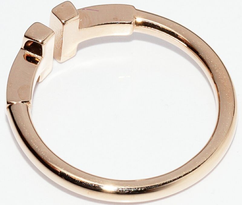Tiffany & Co Rings 18K Pink Gold T-wire Ring