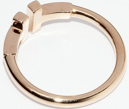 Tiffany & Co Rings 18K Pink Gold T-wire Ring