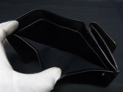 Fendi Versace Fendi Zucca Pattern Baroque Leather Trifold Wallet