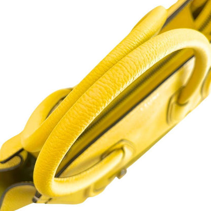 Celine Luggage Micro Shopper 167793 Leather Yellow Ladies Handbag