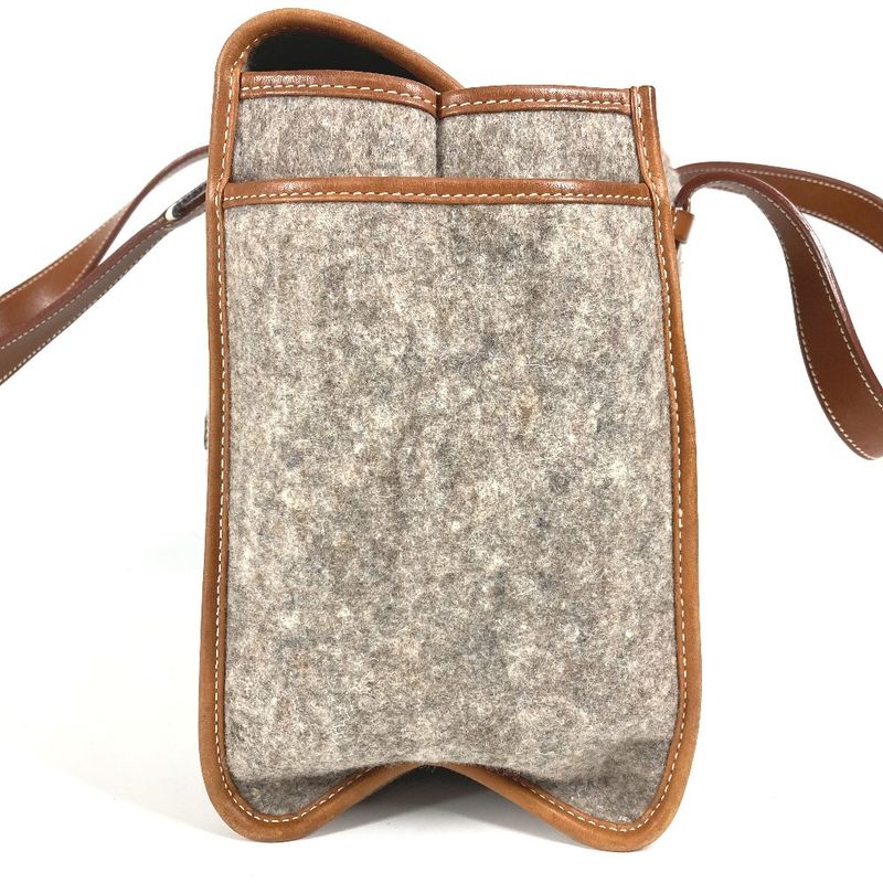 Hermes Tote Bag Camaille Felt Gray