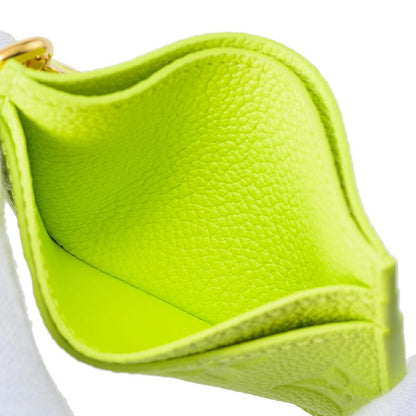 Louis Vuitton Card Case Porte Cult LV Charm Zesty Lime