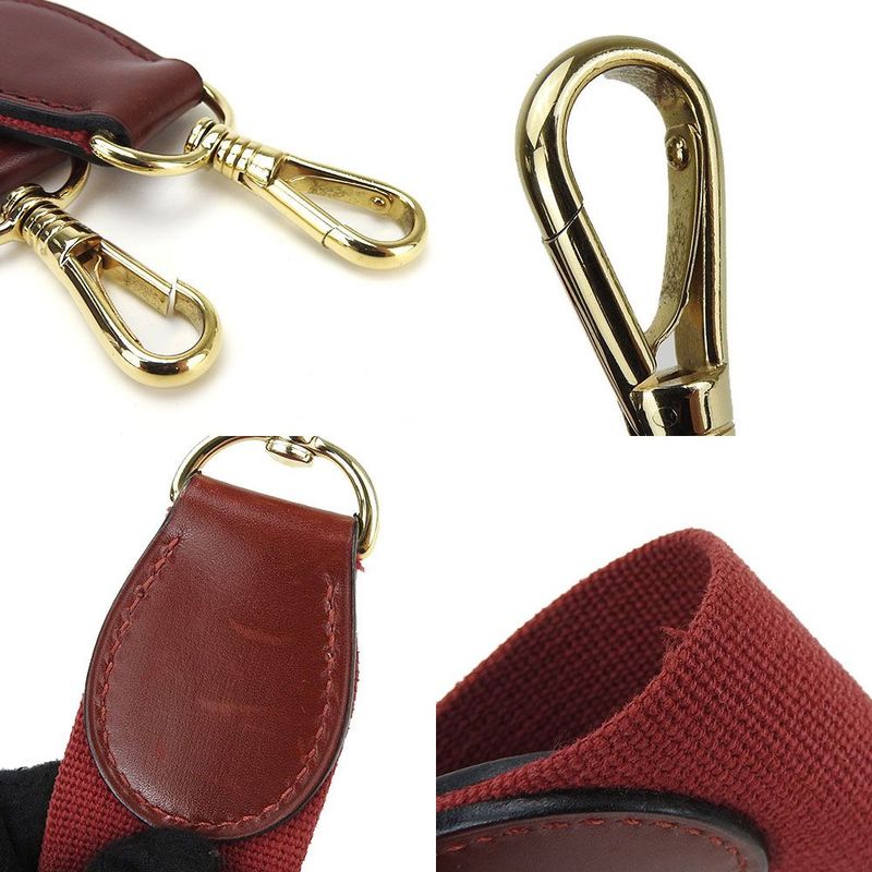 Hermes Shoulder Bag Shoulder Evelyne 1PM □F Engraved Vibrato Bordeaux Leather