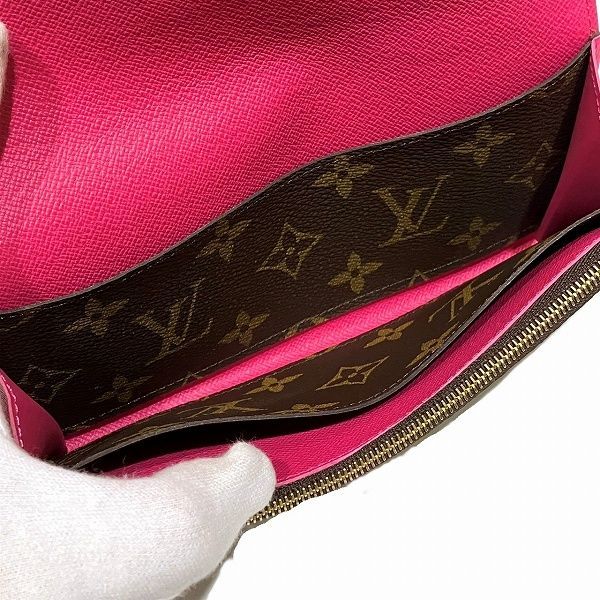 Louis Vuitton Monogram Portefeuille Emily Flower M64202 Long Wallet Bifold