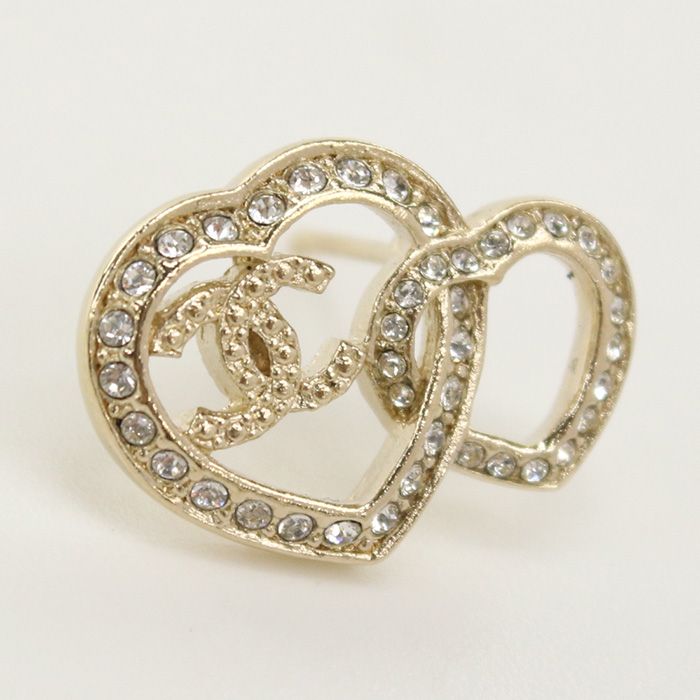 Chanel Heart Earrings 88000 Ch77769 Earrings Metal Heart Earrings Women