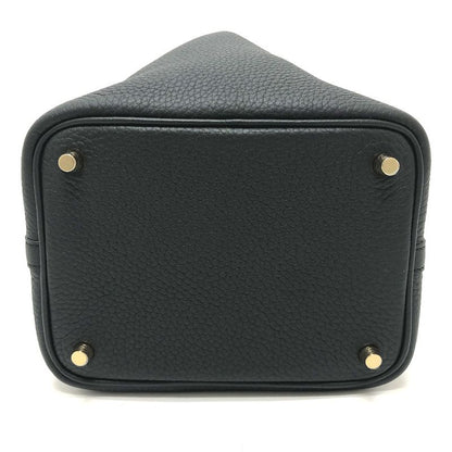 Hermes Handbag Picotin Lock PM Picotin PM Taurillon Cles Mance Gold Hardware