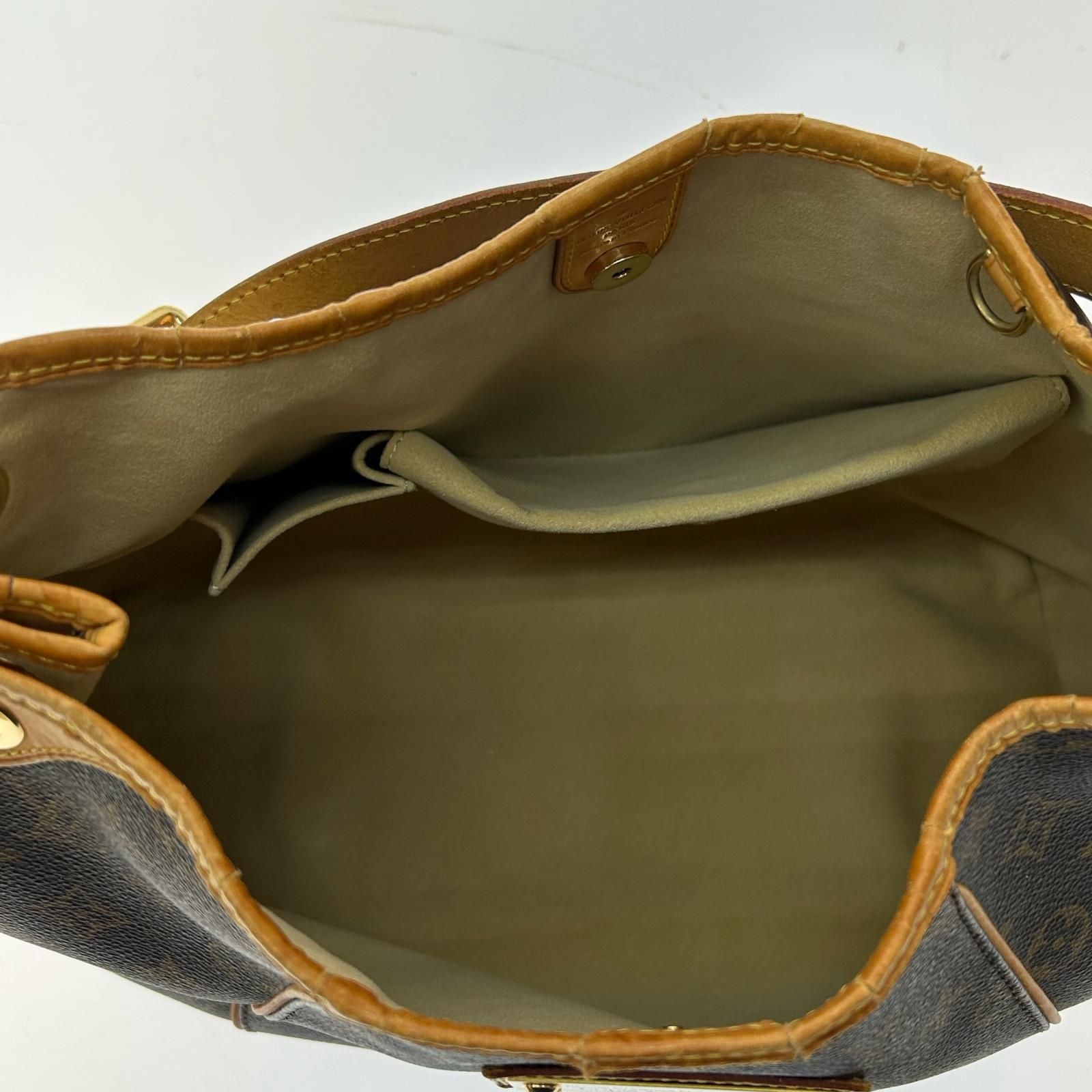 Louis Vuitton Monogram Galliera PM Tote Bag M56382 Brown