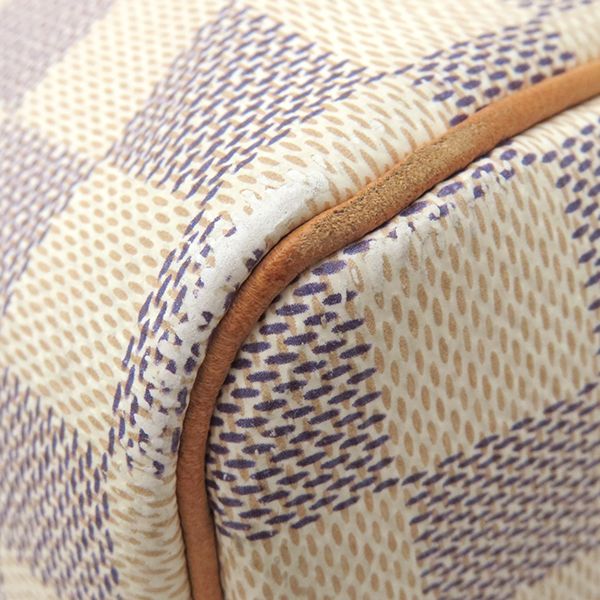 Louis Vuitton Boston Bag Speedy 35 Damier Azure Canvas Damier Azure Gold