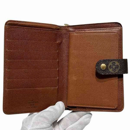 Louis Vuitton Monogram Porte Papier Zip M61207 Bifold Wallet Unisex