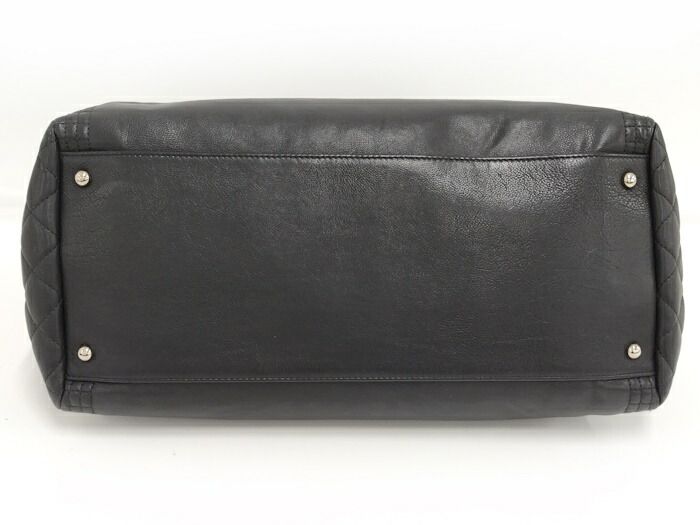 Chanel Shoulder Bag Leather Black A67172