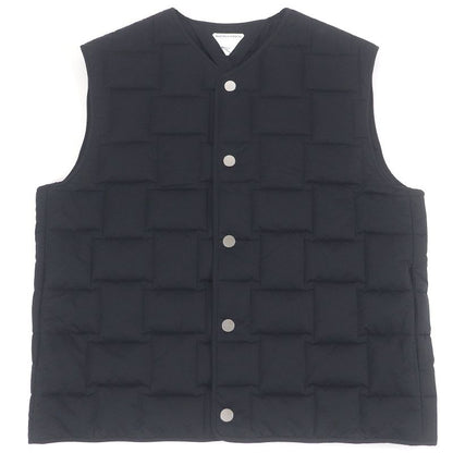 Bottega Veneta 22SS 700402 Intrecciato Down Vest Black XXL Made In