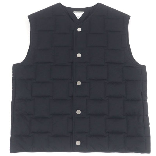 Bottega Veneta 22SS 700402 Intrecciato Down Vest Black XXL Made In