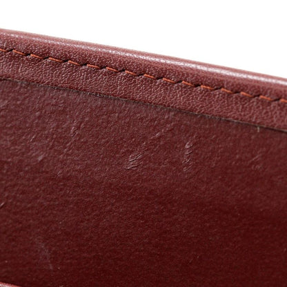 Cartier Must Line Calf Bordeaux Women's Shoulder Bag
