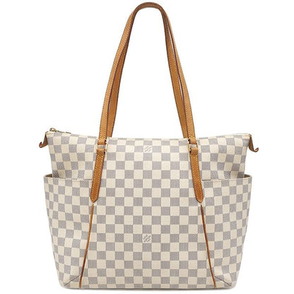 Louis Vuitton Tote Bag Totally MM Damier Azure Canvas Damier Azure Gold