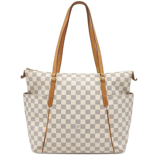 Louis Vuitton Tote Bag Totally MM Damier Azure Canvas Damier Azure Gold