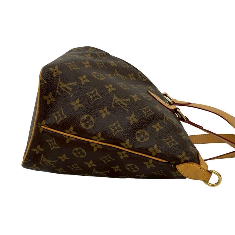 Louis Vuitton Palermo PM Monogram Leather 2-Way Handbag Shoulder Bag Brown 34145