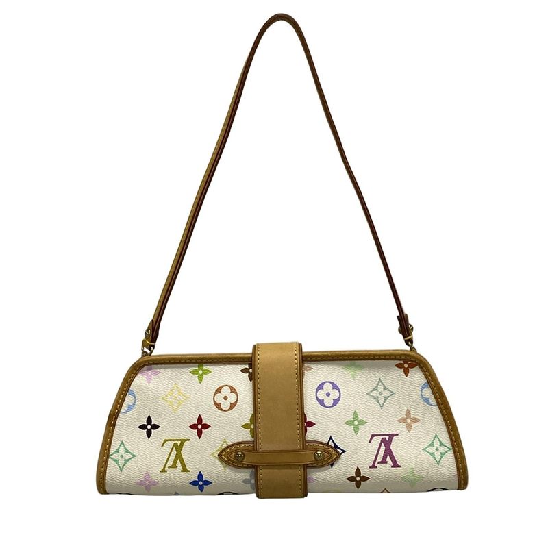 Louis Vuitton Shoulder Bag Monogram Multicolor Shirley M40049 Bronze Leather