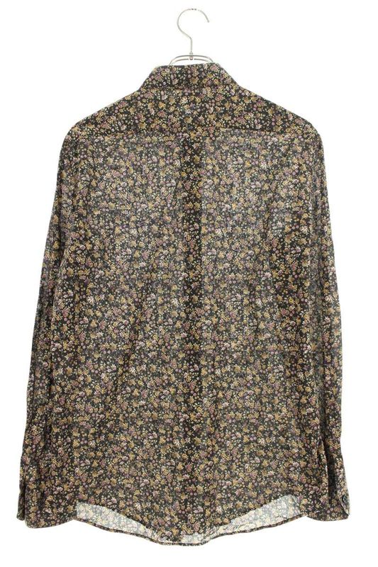 Celine 20zx1056i Long Sleeve Shirt With Flower Pattern Men's 38