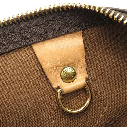 Louis Vuitton Boston Bag Speedy 35 Monogram Canvas Monogram Gold Hardware Brown