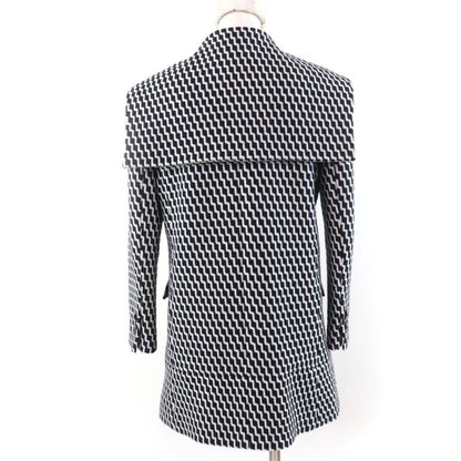 CHANEL P59081v39106 Wool Hexagonal Coco Button Sailor Collar Zigzag Pattern