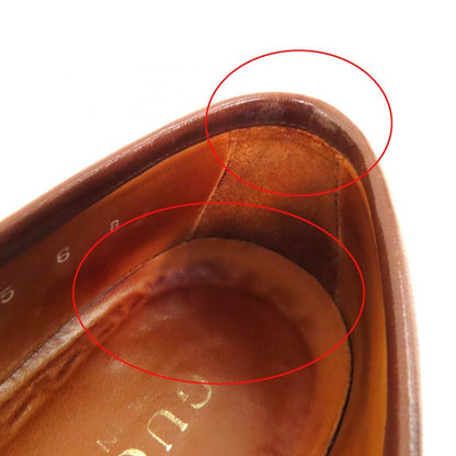 Gucci 101 6105 Horsebit Leather Loafer Shoes Brown Gold Hardware 6 With Box And