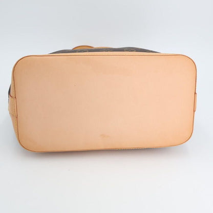 Louis Vuitton Monogram Lock It MM Handbag Tote Bag M40606 Brown PVC Leather