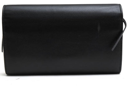 Balenciaga Long Wallet Men Leather Genuine Leather Black 371661 Papier Za Money
