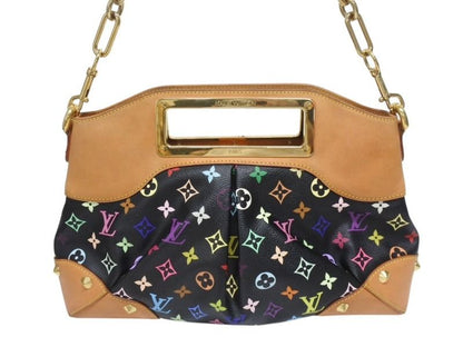 Louis Vuitton Shoulder Bag Judy MM Noir Takashi Murakami Monogram Multicolor — view 2