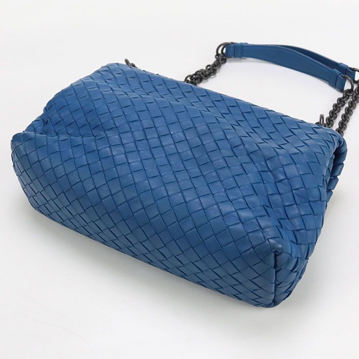 Bottega Veneta Chain Intrecciato Shoulder Bag Leather Women