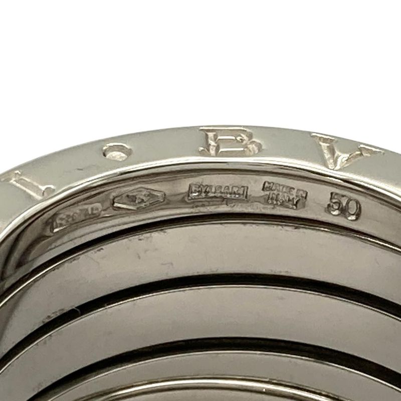 Bulgari Bvlgari B-zero1 3 Band Ring #50 18K White Gold 111g