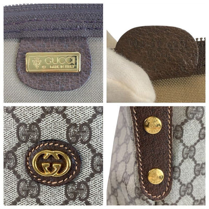 Gucci Vintage Sherry Line GG Supreme Canvas Boston Bag Shoulder Bag Ladies