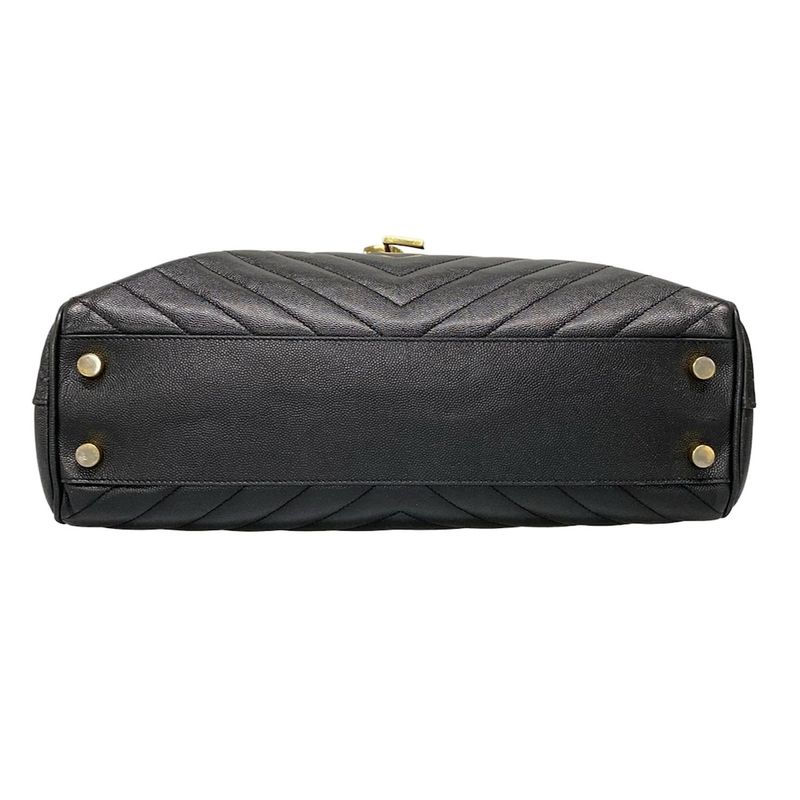 Saint Laurent Paris Tote Bag - 342022 Black Quilted/chain Shoulder Leather