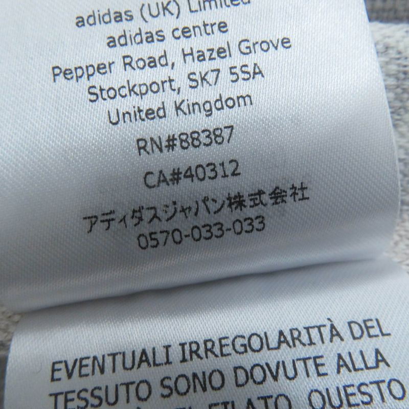 Gucci×adidas 703002 Trefoil Logo Total Short Sleeve Shirt Orange 36 Made In