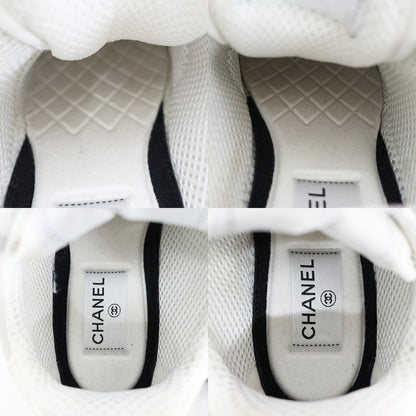 Chanel Sneakers Sequins White Size 36 Approx 23.0cm (9.06in) Coco